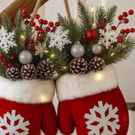 Christmas Mitten Door Wreath - GOT THIS 4 YOU