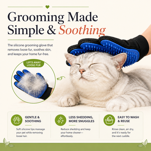 Silicone Pet Grooming Glove