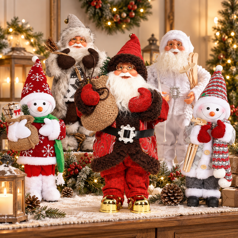 Handcrafted Festive Christmas Doll - GOT THIS 4 YOU