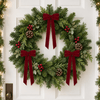 Burgundy Velvet Christmas Bows set of 12 - GOT THIS 4 YOU