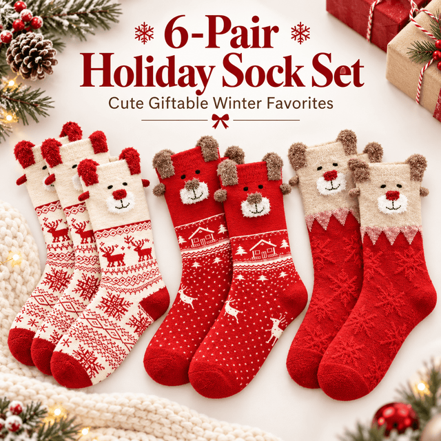 Festive Christmas Sock Set - GOT THIS 4 YOU