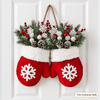 Christmas Mitten Door Wreath - GOT THIS 4 YOU