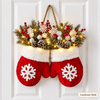 Christmas Mitten Door Wreath - GOT THIS 4 YOU
