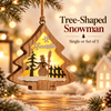 Light-Up Wooden Christmas Ornaments – Single or 5-Piece Set. - GOT THIS 4 YOU