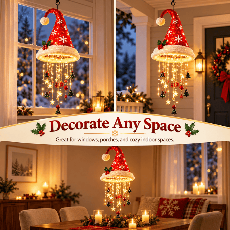 LED Christmas Hat Hanging Light - GOT THIS 4 YOU